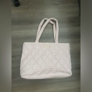 POPPY & PEONIES Quilted Tote Computer Tote Purse Bag plush